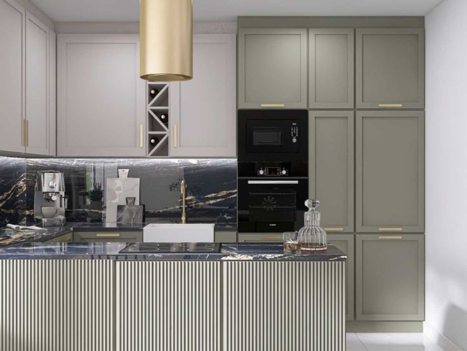 Set fronturi/usi noi din MDF pentru mobilier de bucatarie