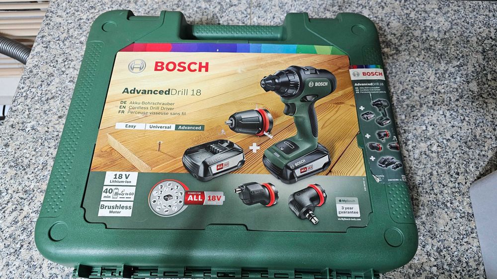 Bosch AdvancedDrill 18 дрель-шуруповерт Полная версия Оригинал Венгрия