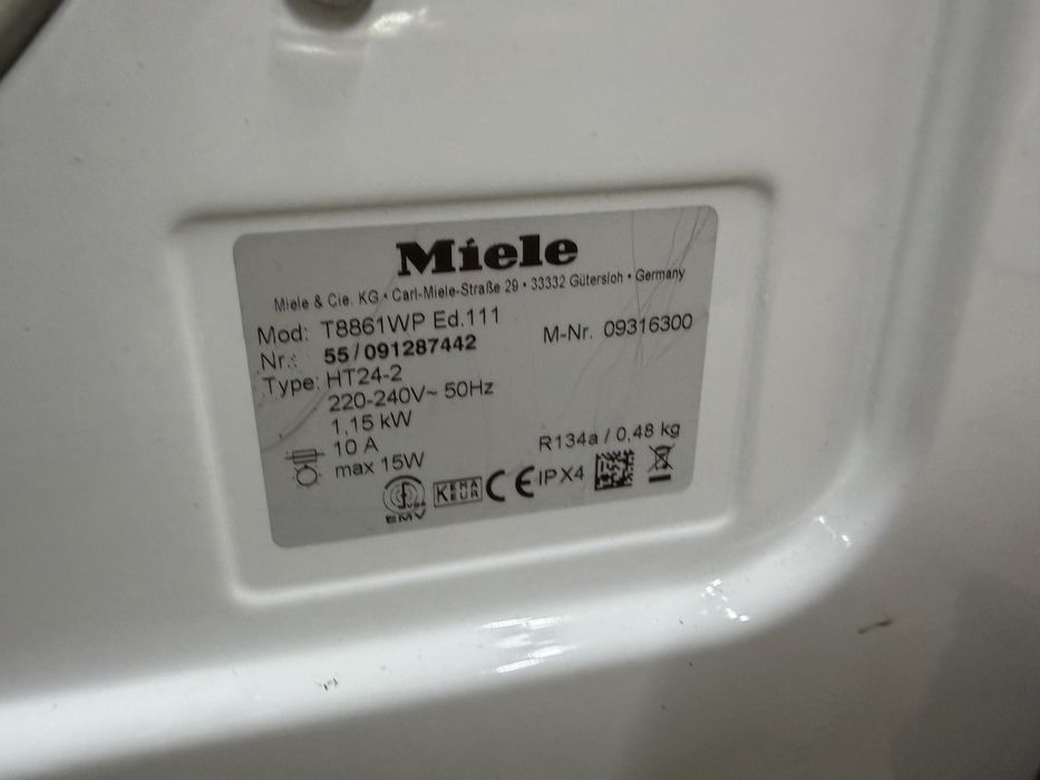 Miele Edition 111 сушилня 8кг А+++ термопомпа Germany ГАРАНЦИЯ