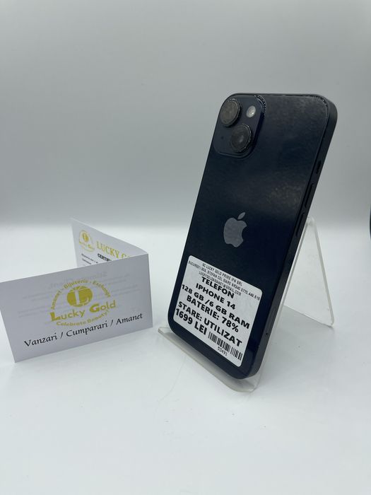 Iphone 14 128GB / 78% Bat GARANTIE/FACTURA #53491