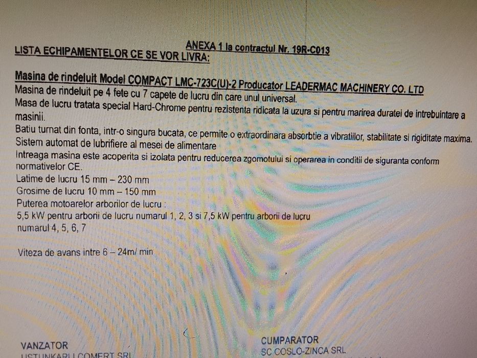 OCAZIE !!! Mașină de rindeluit 4 fete !