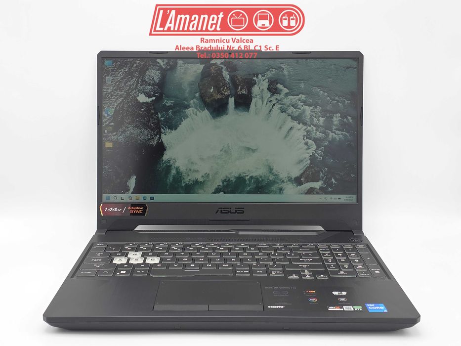 Laptop Gaming 15.6" FHD 144Hz Asus TUF F15 i5-11400F 8GB 512GB RTX3050