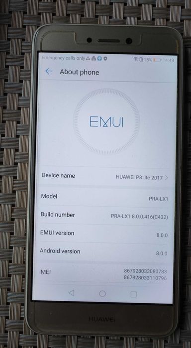 Telefon mobil Huawei P8 Lite, Dual SIM, 16GB, 4G, Black