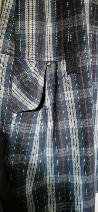 Rochie casual, fara maneci, tesatura cu carouri, marime XL