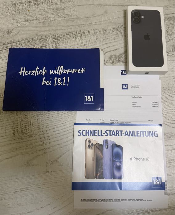 НОВ Iphone 16 Plus 128GB Black ГАРАНЦИЯ