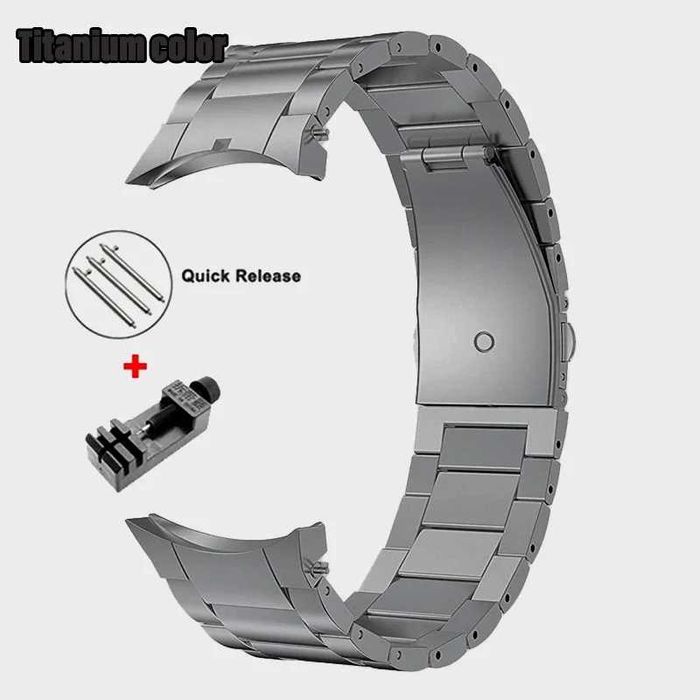 Curea metalica no gap cu quick fit pentru ceas Samsung Watch 6 / 5 / 4