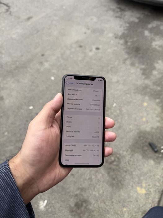 Iphone xs ayfon xs 64gb GOLD sotiladi tel ideal aybi yo face ishlidi