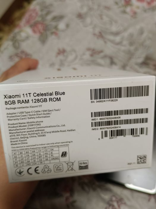 Xiaomi 11t 5G 128 Gb