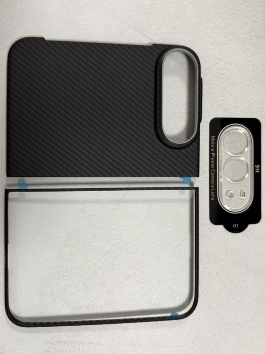 Husa/protectie Apple iPhone Duo ultraslim fibra carbon/kevlar/aramida