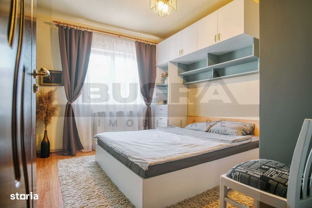 Apartament 4 camere decomandate, 2 băi, 80 mp, etaj 3,zona Ion Mester