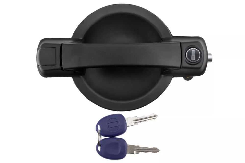 Външна Дръжка За Дясна Плъзгаща Врата, Fiat Doblo Мк1, С Патронник