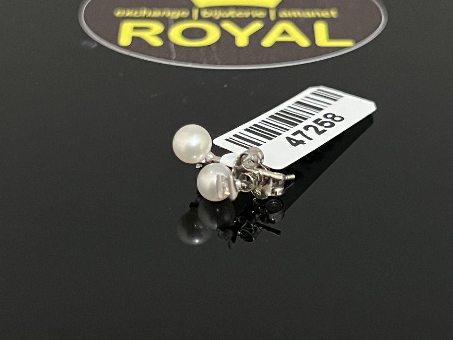 Bijuteria Royal CB : Cercei damă aur 14K 585  0,60 gr