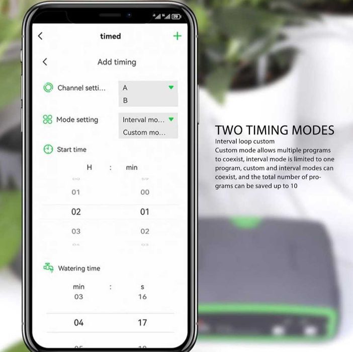 Комплект за автоматично капково напояване за 20 саксии, DIY WiFi