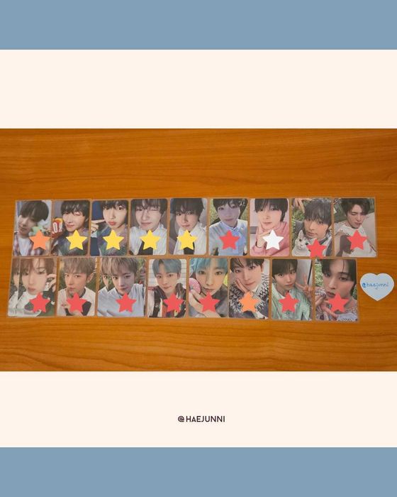 kpop photocards (nct, loona, twice, red velvet)