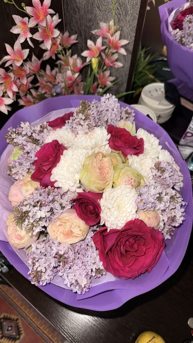 Цветы микс за 5к