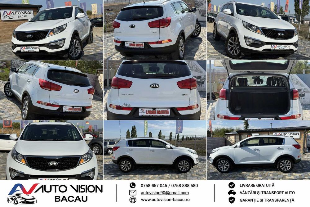 *RATE*KIA Sportage Facelift 1.6 Benzina 135Cp 11/2014 E5 LED NAV Top Inmatriculata in Romania!