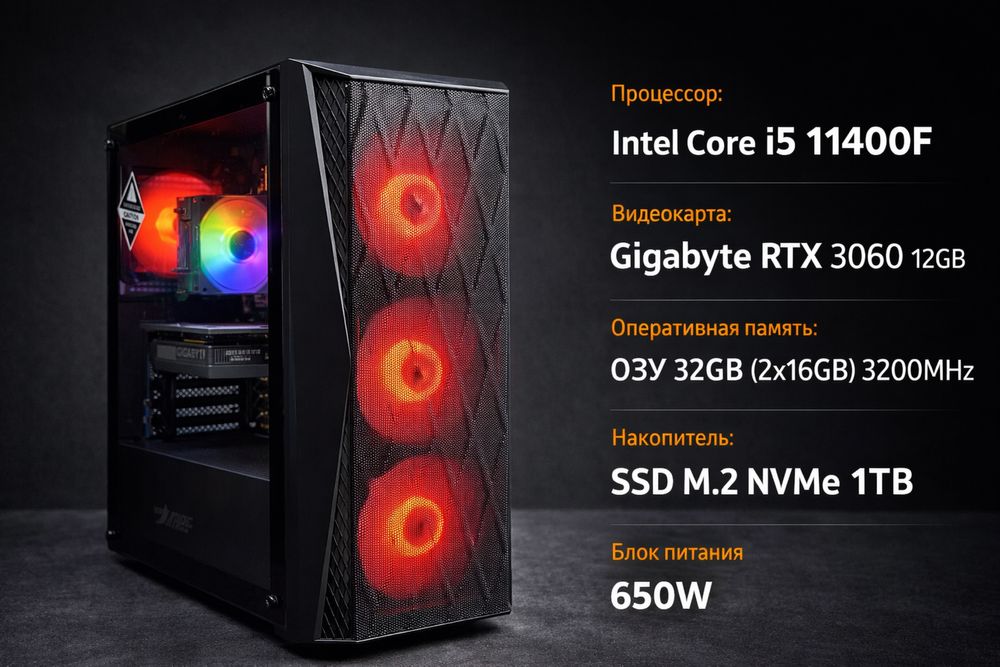 Игровой компьютер i5  RTX3060