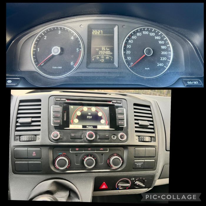 VW T5 2.0 TDI 2011-2015 105 si 140 Cp 8+1 9 Locuri Clima Pasageri