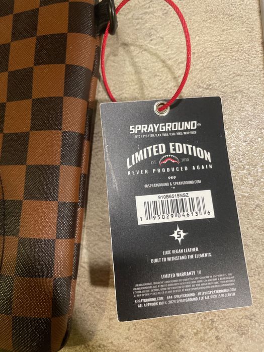 Sprayground Sip Clear SM Eyes Cross Limited Edition Pochette