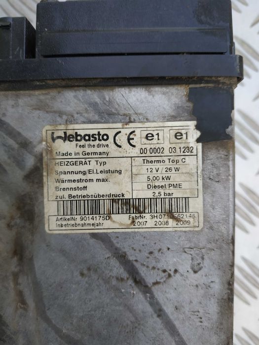 7L6819008H WEBASTO THERMO TOP C печка за VW TOUAREG  2002-2010г
