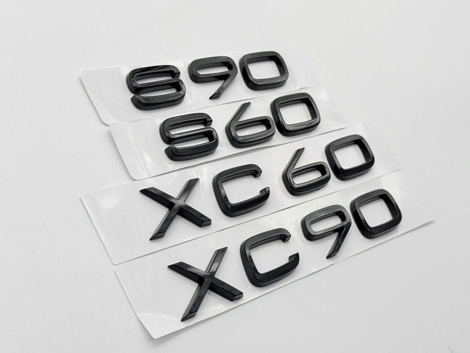 Emblema Compatibila Volvo XC60/XC90 S60/S90 spate negru