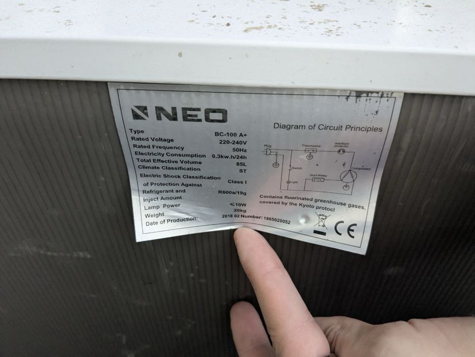 Хладилник NEO-BC-100 A+