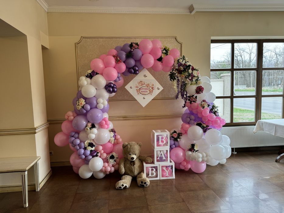 Arcada baloane /arcada flori /decoratiuni nunta/botez/aniversari