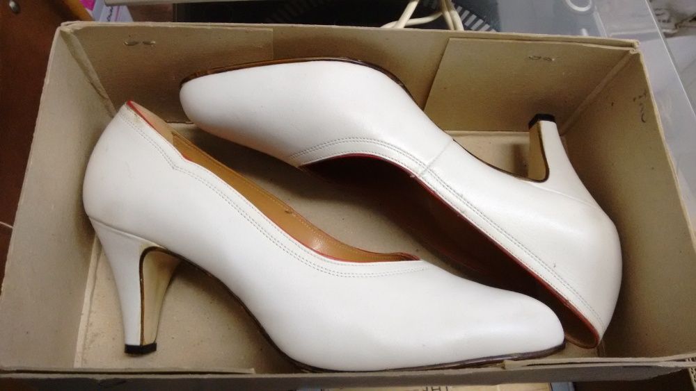 Pantofi Dama Piele Vintage Retro BELLA MARIKA anii'70'80 NOI/Nepurtati