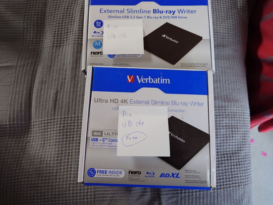BluRay Writter Extern Verbatim cu unitate Pioneer UD03 UD04