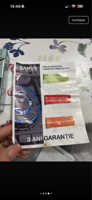 Aragaz samus ca nou
