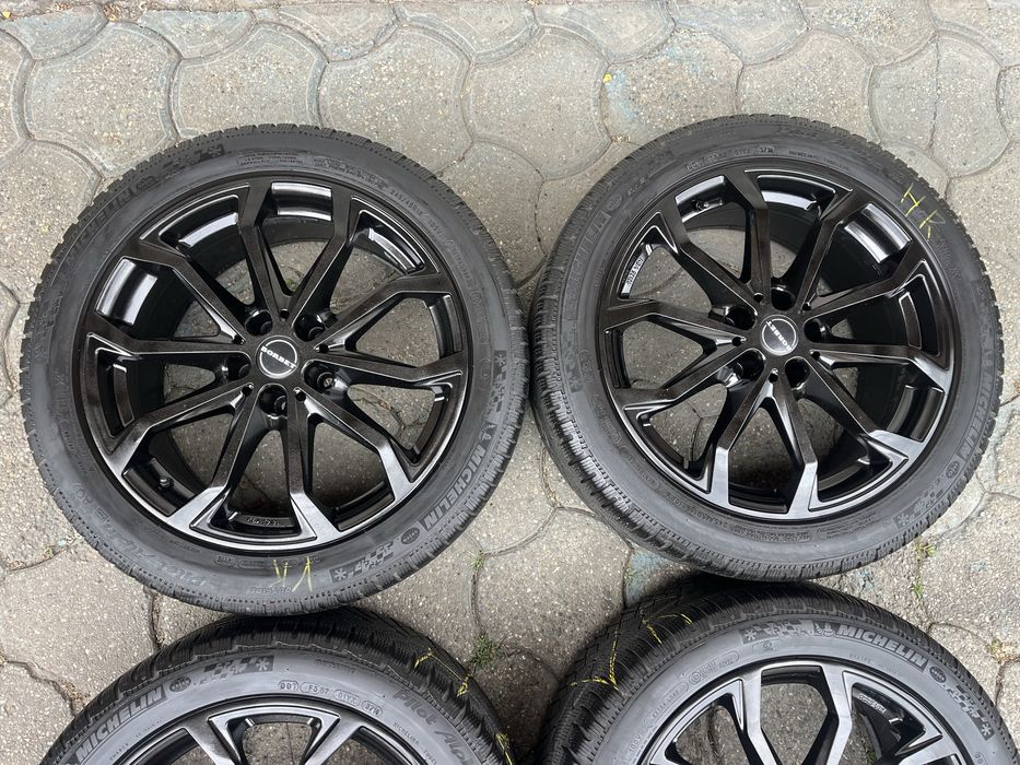 Jante aliaj 5x112mm, anvelope 245/45 R18 Audi A4 B8 B9, A6 C6 C7, A5, A7 A8, VW Seat Skoda Mercedes BMW