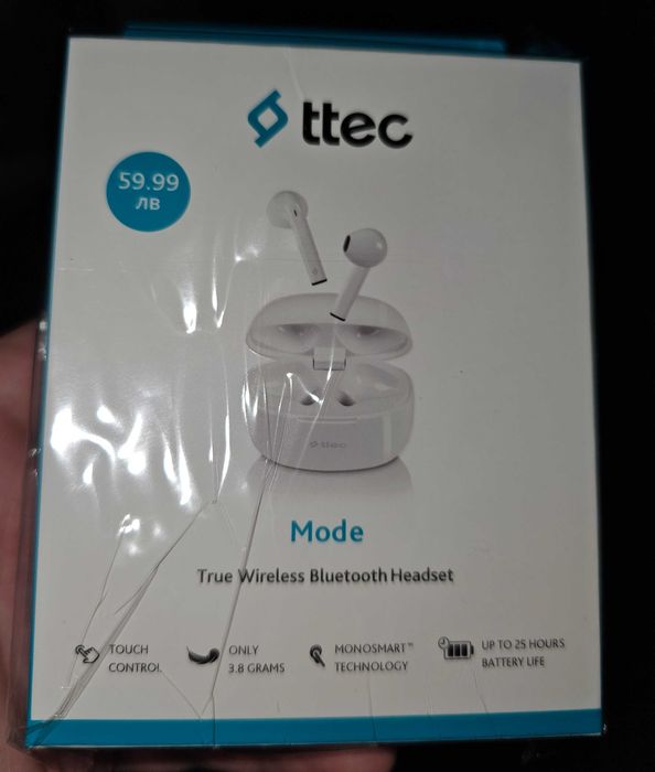 Безжични слушалки Ttec чисто нови