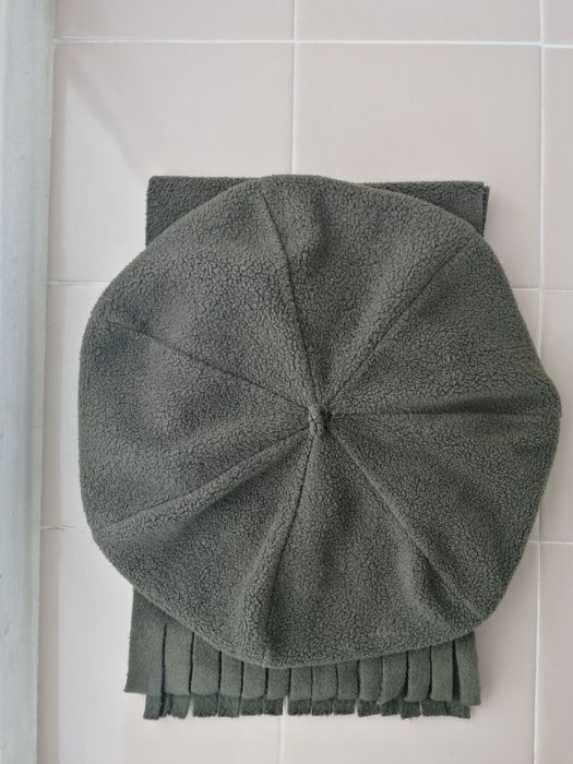 Шапка и шал - зимни ( стил художник )