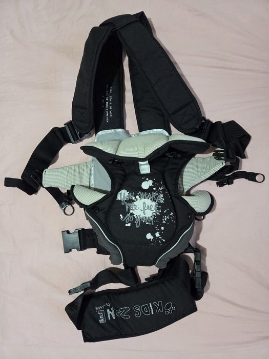 Ръчна проходилка за бебе момиче, кенгуру и ергономична бебешка седалка