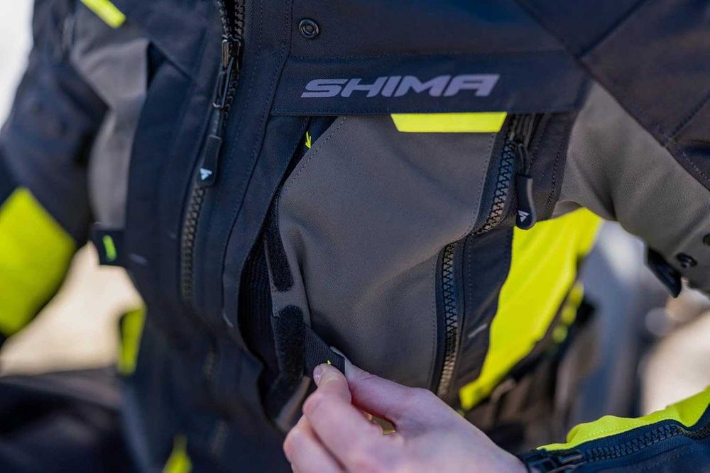 Мъжко трислойно ендуро мото яке за мотоциклет SHIMA HERO 2.0 Fluo