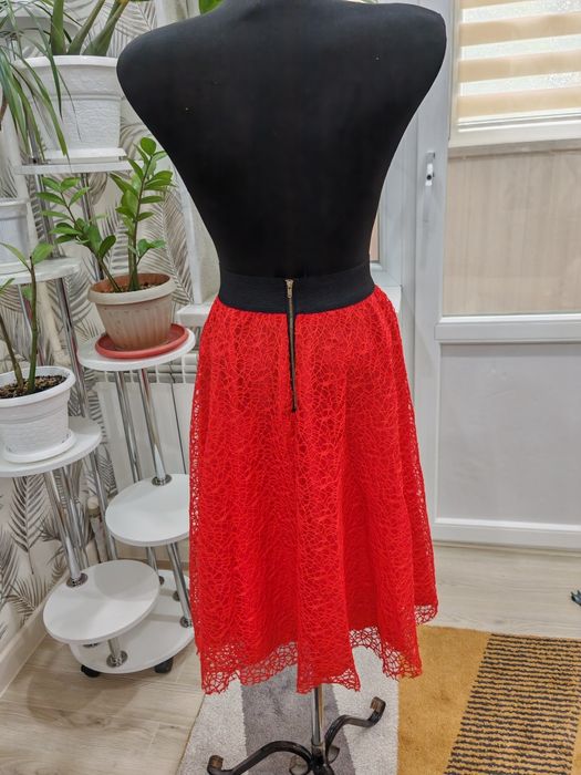 Юбка гипюр новая