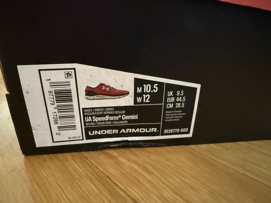 Under armour speedform 44.5 /28.5см