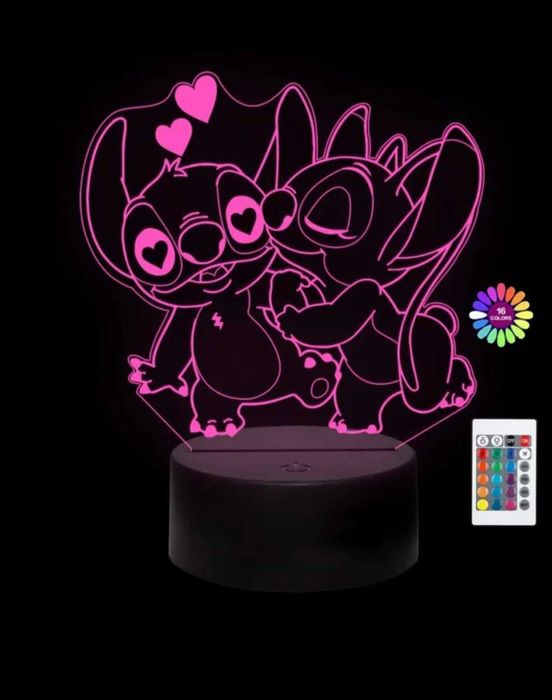 Лампи и 3Д лампи на Стич/Stich и 3Д на Хари Потър