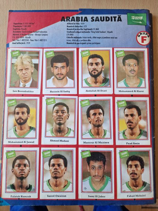 Album Panini USA 1994