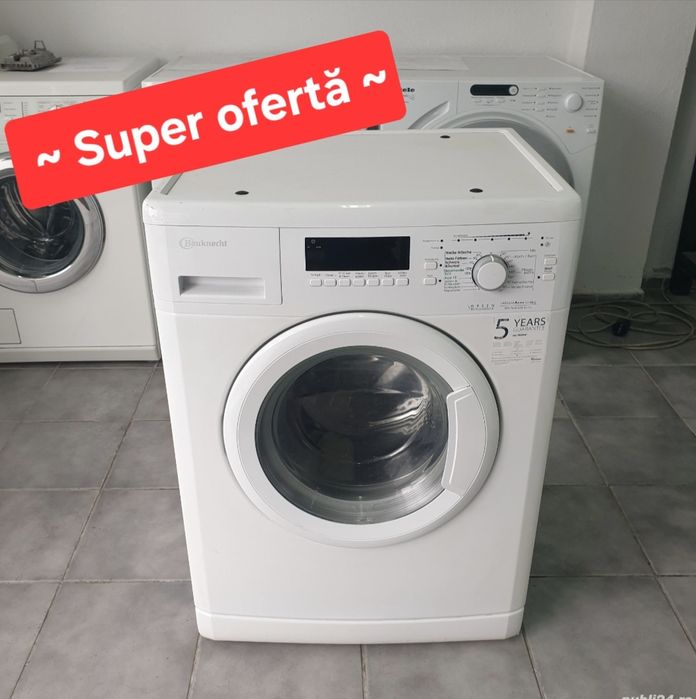 GARANȚIE 12 LUNI ~ Transport gratuit.  Masină de spălat rufe Bauknecht