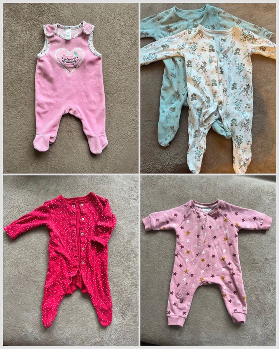 lot hainute fetita sau baiat 56 - 62 1 - 3 luni H&M, Disney, Primark