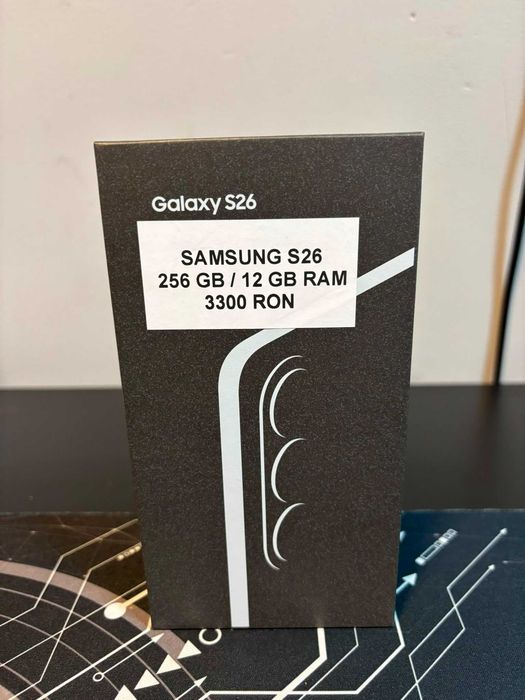 Samsung S26 Dark / SIGILAT / 256 GB / 12 GB RAM / Garantie 2 Ani * Krom Amanet Margeanului *