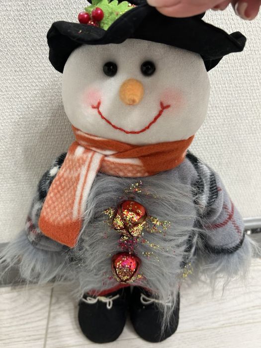 Снеговик новогодняя игрушка