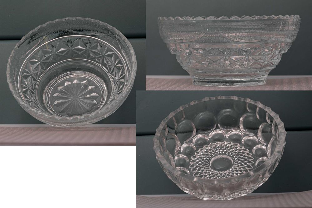 Стъклени чаши, чинии, купи, купички, тави, Кристални купички и чаши