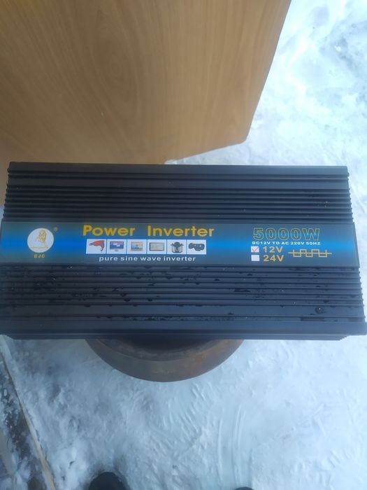 Продам преобразователь с12 вольт на 220