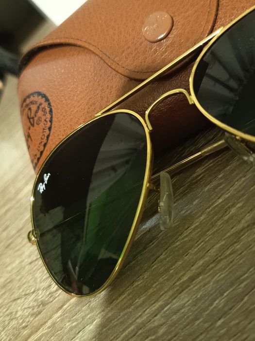 Ochelari Autentici Ray-Ban Aviator Condiție Buna + Toc