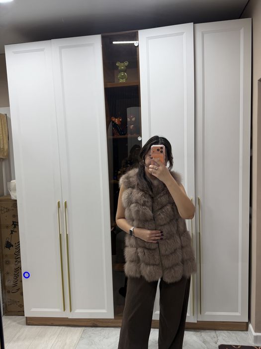 Жилет безрукавка песец