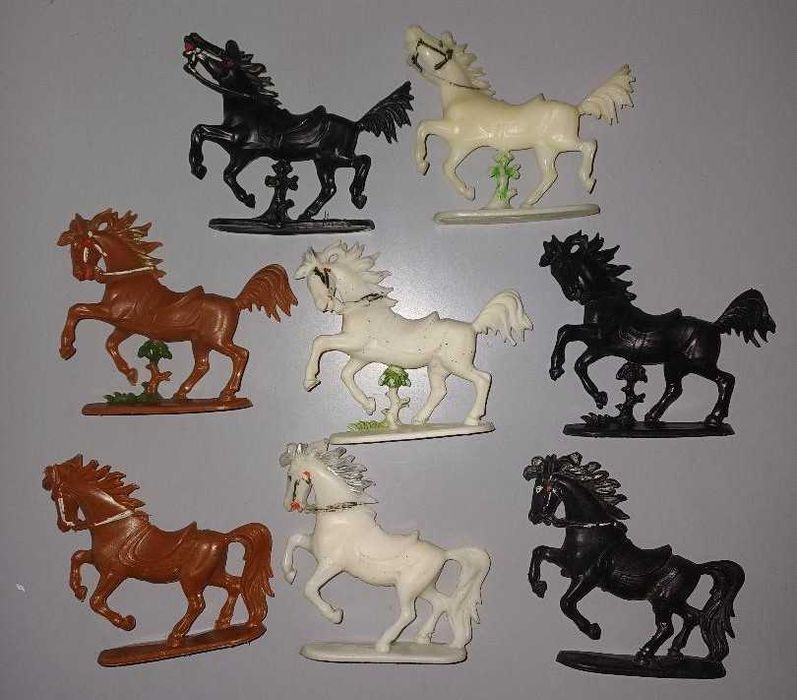 Set complet cavaleri gri pedestri calareti Jean Hoefler WG