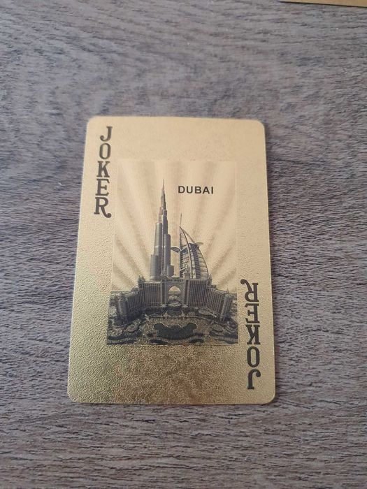 Carti de poker din aur din Dubai | Perfect pentru cadou