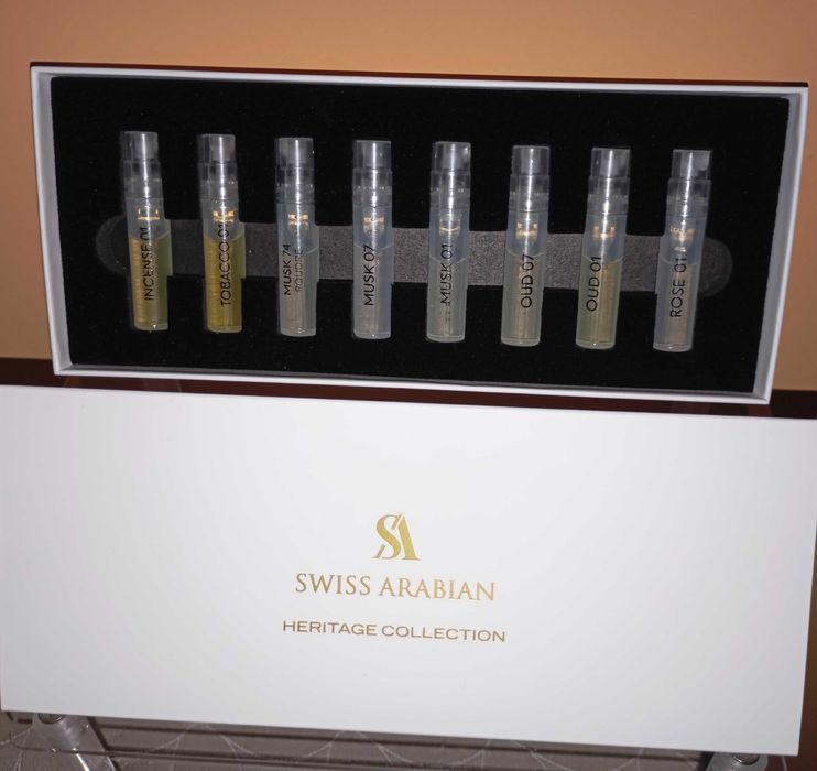 Мостри за парфюми Swiss Arabian. Heritage Collection.